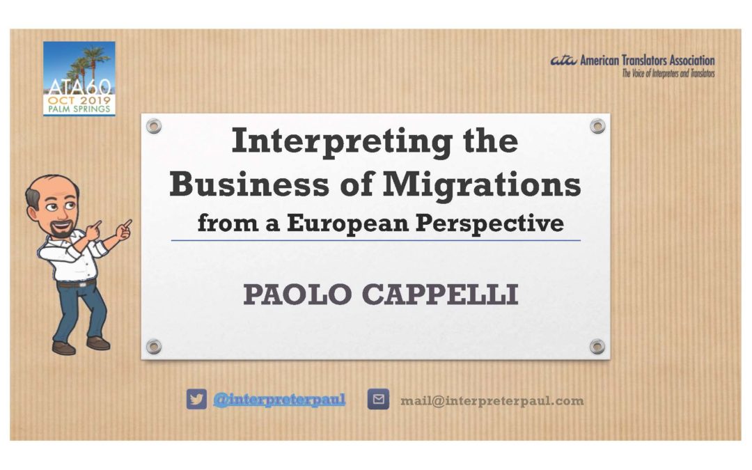 Interpreting the Business of Migrations